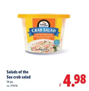 Lidl Salads of the Sea crab salad offer
