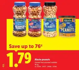 Lidl Alesto peanuts offer
