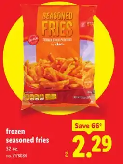 Lidl frozen seasoned fries offer