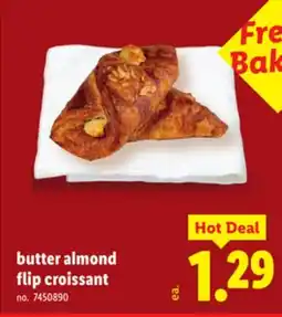 Lidl butter almond flip croissant offer