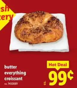 Lidl butter everything croissant offer