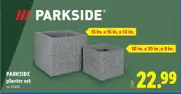 Lidl PARKSIDE planter set offer