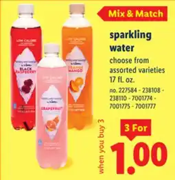 Lidl sparkling water offer