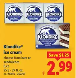 Lidl Klondike ice cream offer