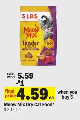 Meijer Meow Mix Dry Cat Food offer