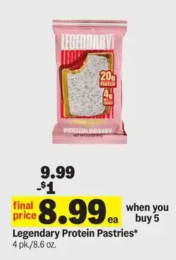 Meijer Legendary Protein Pastries offer