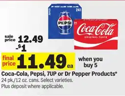 Meijer Coca-Cola, Pepsi, 7UP or Dr Pepper Products offer