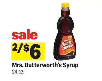Meijer Mrs. Butterworth's Syrup offer