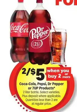 Meijer Coca-Cola, Pepsi, Dr Pepper or 7UP Products offer