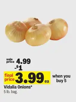 Meijer Vidalia Onions offer