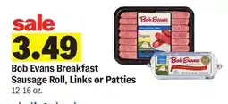 Meijer Bob Evans Breakfast Sausage Roll, Links or Patties offer