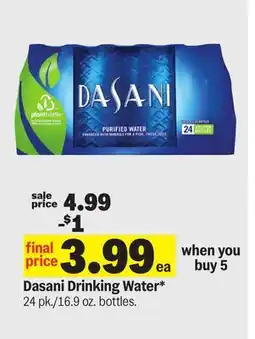 Meijer Dasani Drinking Water offer