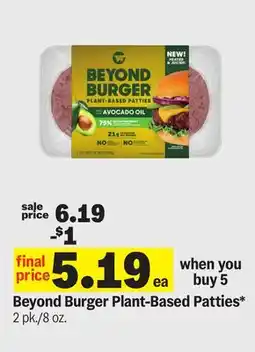 Meijer Beyond Burger Plant-Based Patties offer