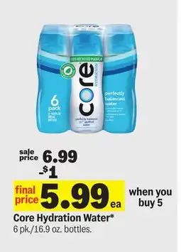 Meijer Core Hydration Water offer