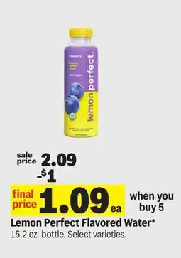 Meijer Lemon Perfect Flavored Water offer
