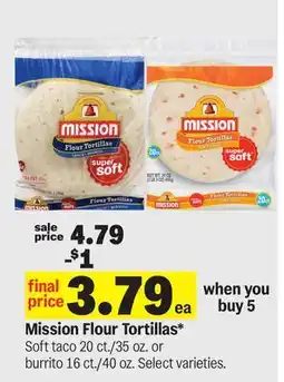 Meijer Mission Flour Tortillas offer