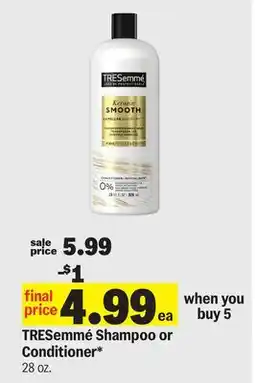 Meijer TRESemmé Shampoo or Conditioner offer
