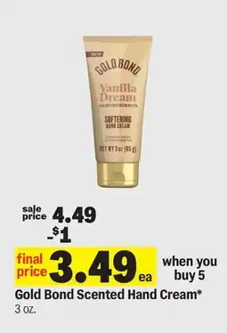 Meijer Gold Bond Scented Hand Cream offer