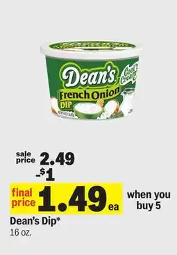 Meijer Dean's Dip offer