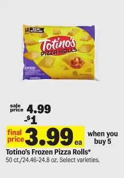 Meijer Totino's Frozen Pizza Rolls offer