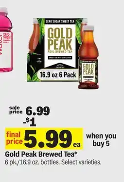 Meijer Gold Peak Brewed Tea offer