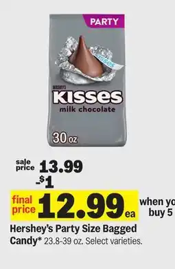 Meijer Hershey's Party Size Bagged Candy offer