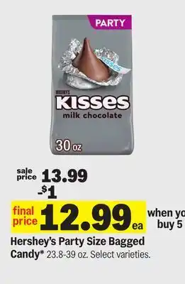 Meijer Hershey's Party Size Bagged Candy offer