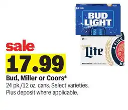 Meijer Bud, Miller or Coors offer
