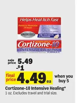 Meijer Cortizone-10 Intensive Healing offer