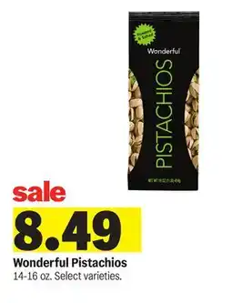 Meijer Wonderful Pistachios offer
