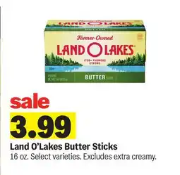 Meijer Land O'Lakes Butter Sticks offer