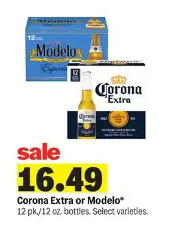 Meijer Corona Extra or Modelo offer