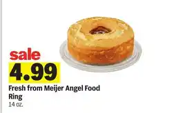 Meijer Fresh from Meijer Angel Food Ring offer