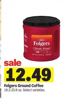Meijer Folgers Ground Coffee offer