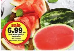 Meijer Large Whole Seedless Watermelon offer