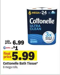 Meijer Cottonelle Bath Tissue offer