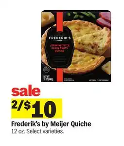 Meijer Frederik's by Meijer Quiche offer