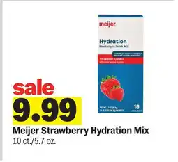 Meijer Meijer Strawberry Hydration Mix offer