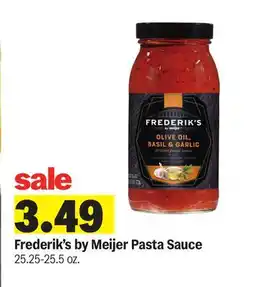 Meijer Frederik's by Meijer Pasta Sauce offer