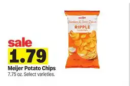 Meijer Meijer Potato Chips offer