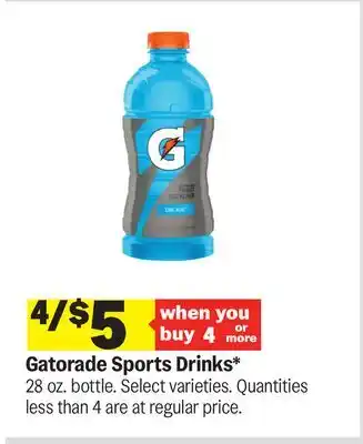 Meijer Gatorade Sports Drinks offer