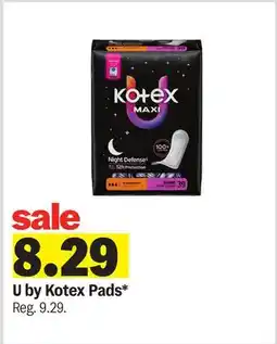 Meijer U by Kotex Pads offer