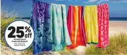 Meijer Jacquard Beach Towels and Blankets offer