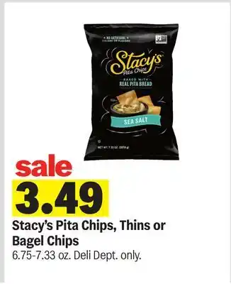 Meijer Stacy's Pita Chips, Thins or Bagel Chips offer