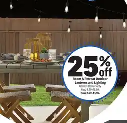 Meijer Room & Retreat Outdoor Lanterns and Lighting offer