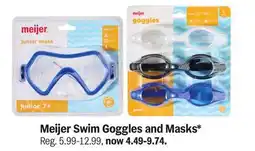 Meijer Meijer Swim Goggles and Masks offer