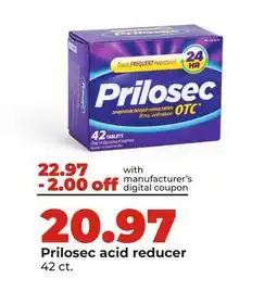 Hy-Vee Prilosec acid reducer offer