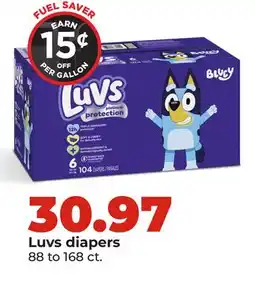 Hy-Vee Luvs diapers offer