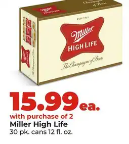 Hy-Vee Miller High Life offer