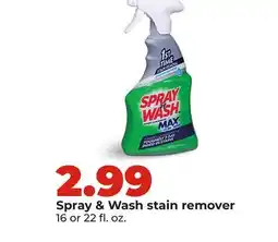 Hy-Vee Spray & Wash stain remover offer
